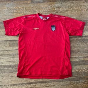 England Authentic Soccer Jersey